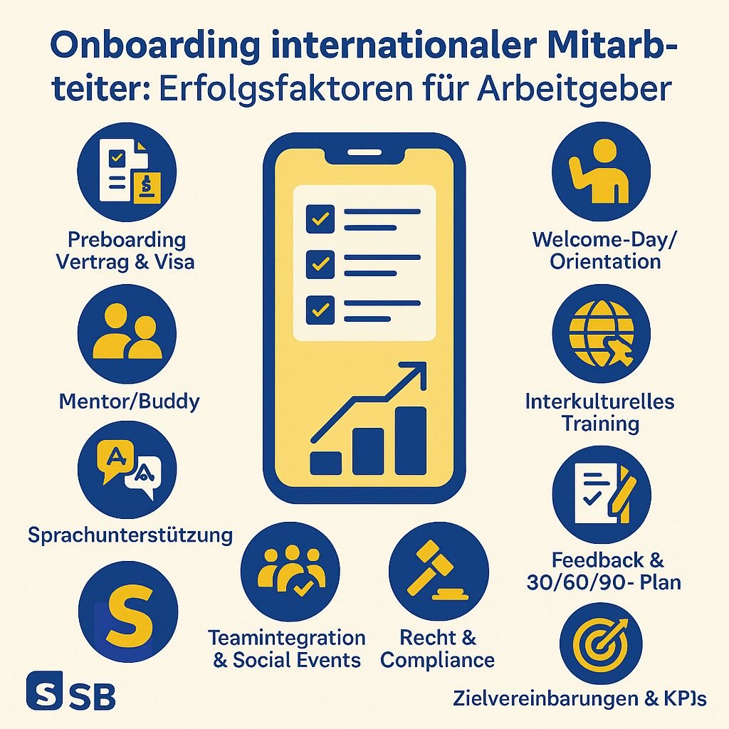 Onboarding internationaler Mitarbeiter: Erfolgsfaktoren für Arbeitgeber (2026)