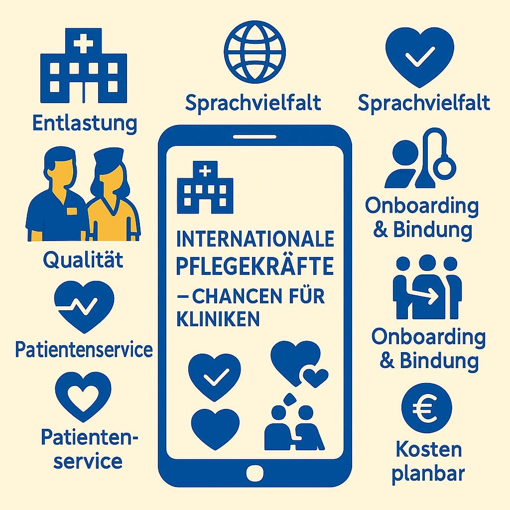 Internationale Pflegekräfte: Chancen für deutsche Kliniken