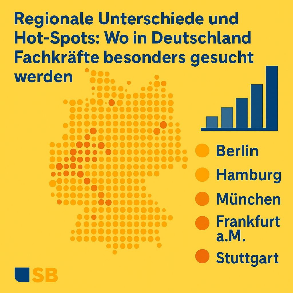 Regionale Unterschiede und Hot-Spots: Wo in Deutschland Fachkräfte besonders gesucht werden
